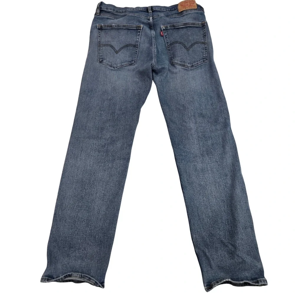 Levis Workwear Fit Jeans 36x31 Dark Wash Stretch Heavy‎ Utility Denim 505 Style